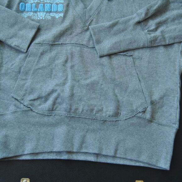 Orlando, FL U.S. Apparel Gray w/ Blue V-Neck Hoodie X-Large (NWT) - Picture 4 of 8